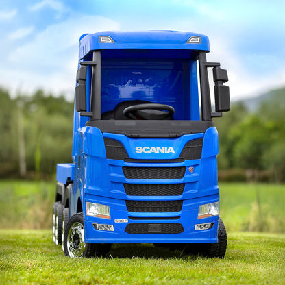 Xmas Club - Official Scania Blue 24V Ride-On Truck & Trailer