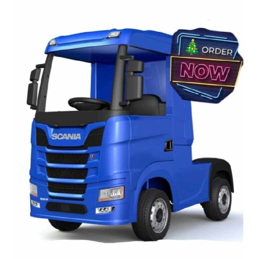 Official Scania Blue 24V Ride-On Truck & Trailer (Exclusive)