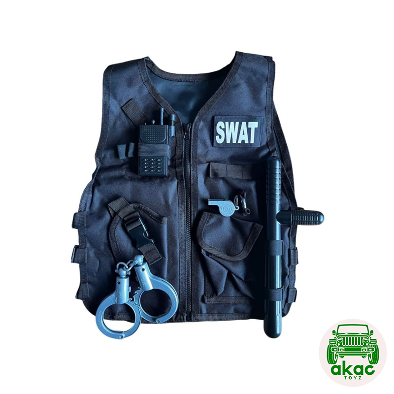 Outdoor Play Traffic Light and SWAT Vest for Kids (bundle)