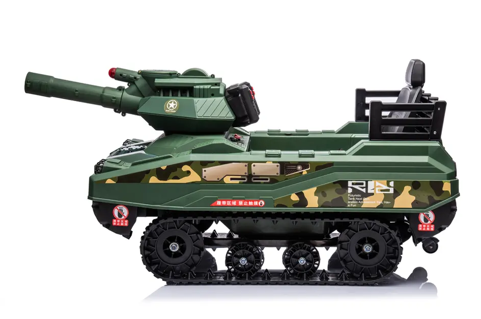 24V Kids Electric Army Tank Ride-on