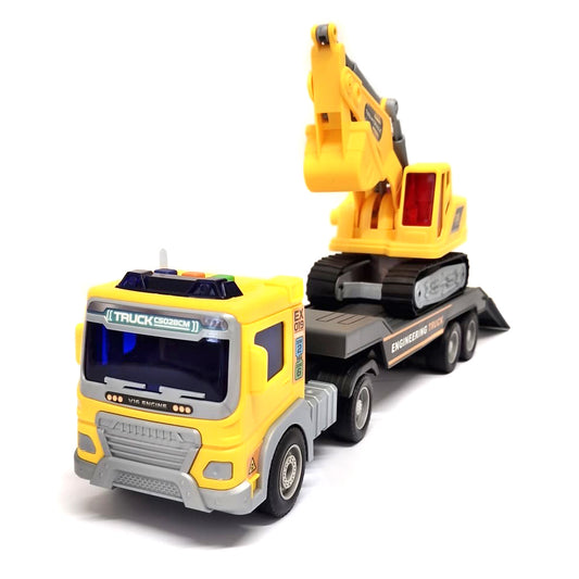 Truck and Excavator Construction Toy